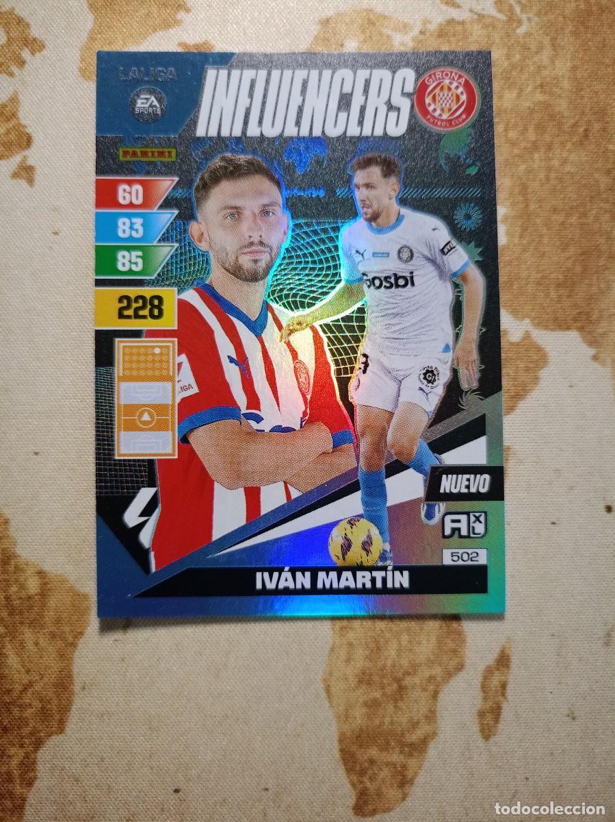 Fu&szlig;ball-Sticker: Influencers 502 IV&Aacute;N MART&Iacute;N Adrenalyn 2023-24
