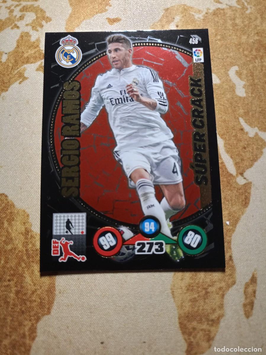 Cromos de F&uacute;tbol: S&uacute;per Crack 456 SERGIO RAMOS Adrenalyn 2014-15