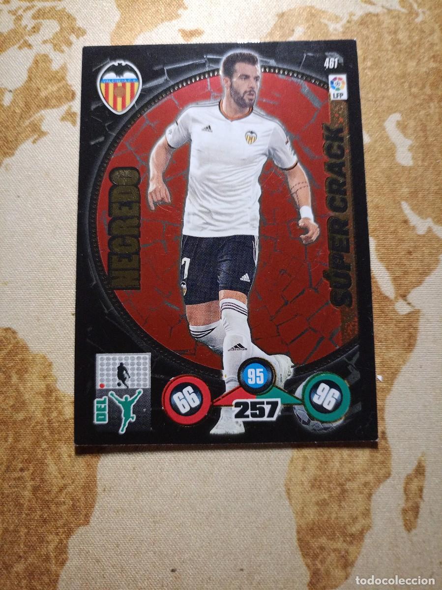 Figurine di Calcio: S&uacute;per Crack 461 NEGREDO Adrenalyn 2014-15
