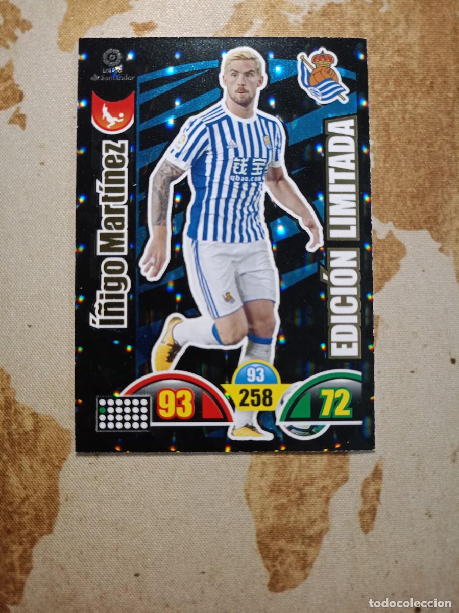 Cromos de Futebol: Edici&oacute;n Limitada I&Ntilde;IGO MART&Iacute;NEZ Adrenalyn 2017-18