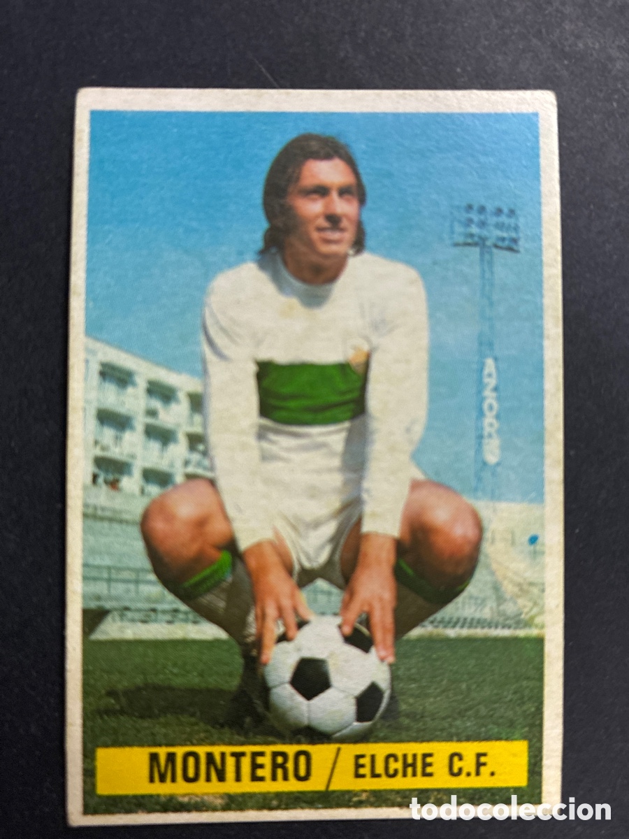 Cartes &agrave; collectionner de Football: CROMO NUNCA PEGADO FUTBOL MONTERO ELCHE C.F LIGA 1974-1975 EDITORIAL ESTE