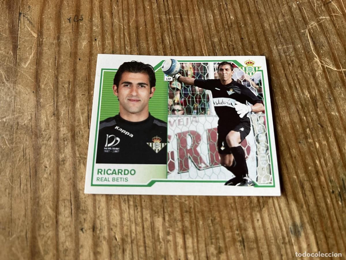 Fu&szlig;ball-Sticker: CROMO SIN PEGAR NUNCA PEGADO ALBUM LIGA ESTE 07 08 2007 2008 BETIS RICARDO