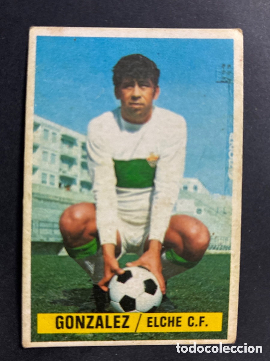 Cartes &agrave; collectionner de Football: CROMO NUNCA PEGADO FUTBOL GONZALEZ ELCHE C.F LIGA 1974-1975 EDITORIAL ESTE