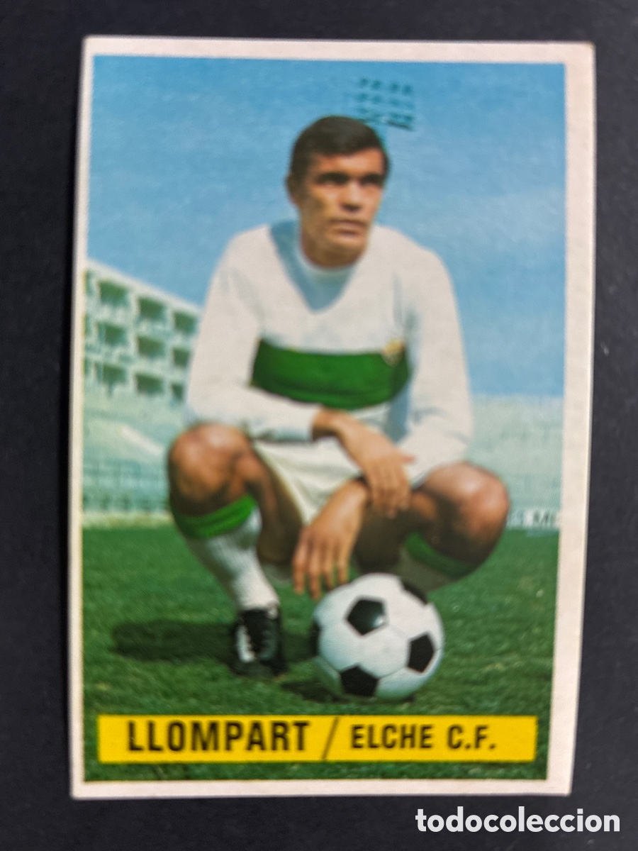 Cartes &agrave; collectionner de Football: CROMO NUNCA PEGADO FUTBOL LLOMPART ELCHE C.F LIGA 1974-1975 EDITORIAL ESTE