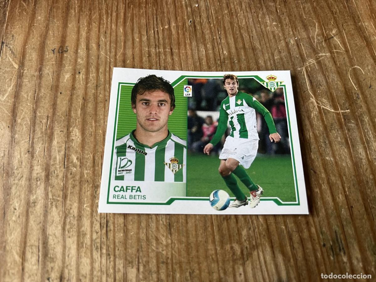 Fu&szlig;ball-Sticker: CROMO SIN PEGAR NUNCA PEGADO ALBUM LIGA ESTE 07 08 2007 2008 BETIS CAFFA