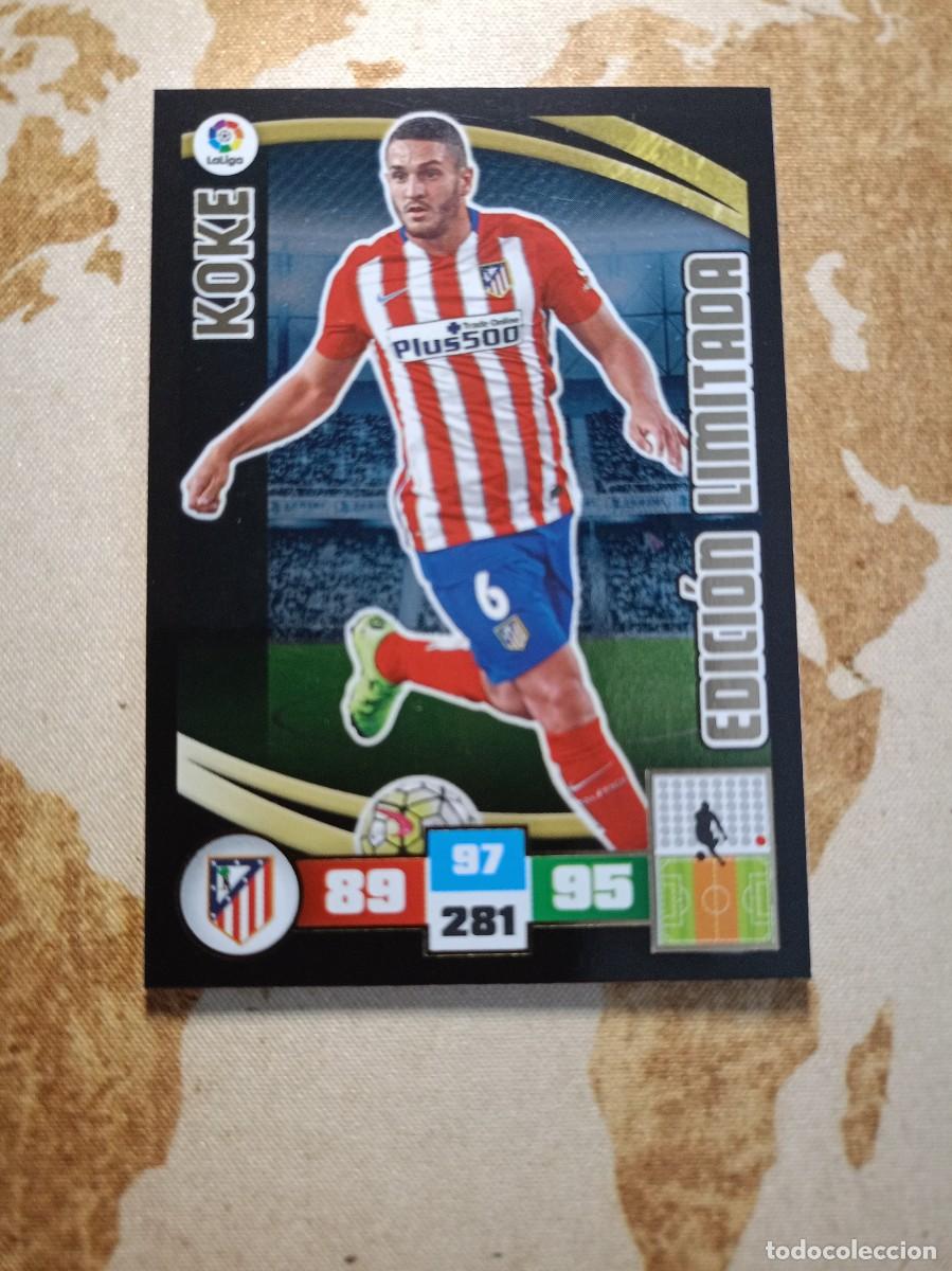 Cromos de f&uacute;tbol: Adrenalyn Edici&oacute;n Limitada KOKE 2015-16 - Foto 1