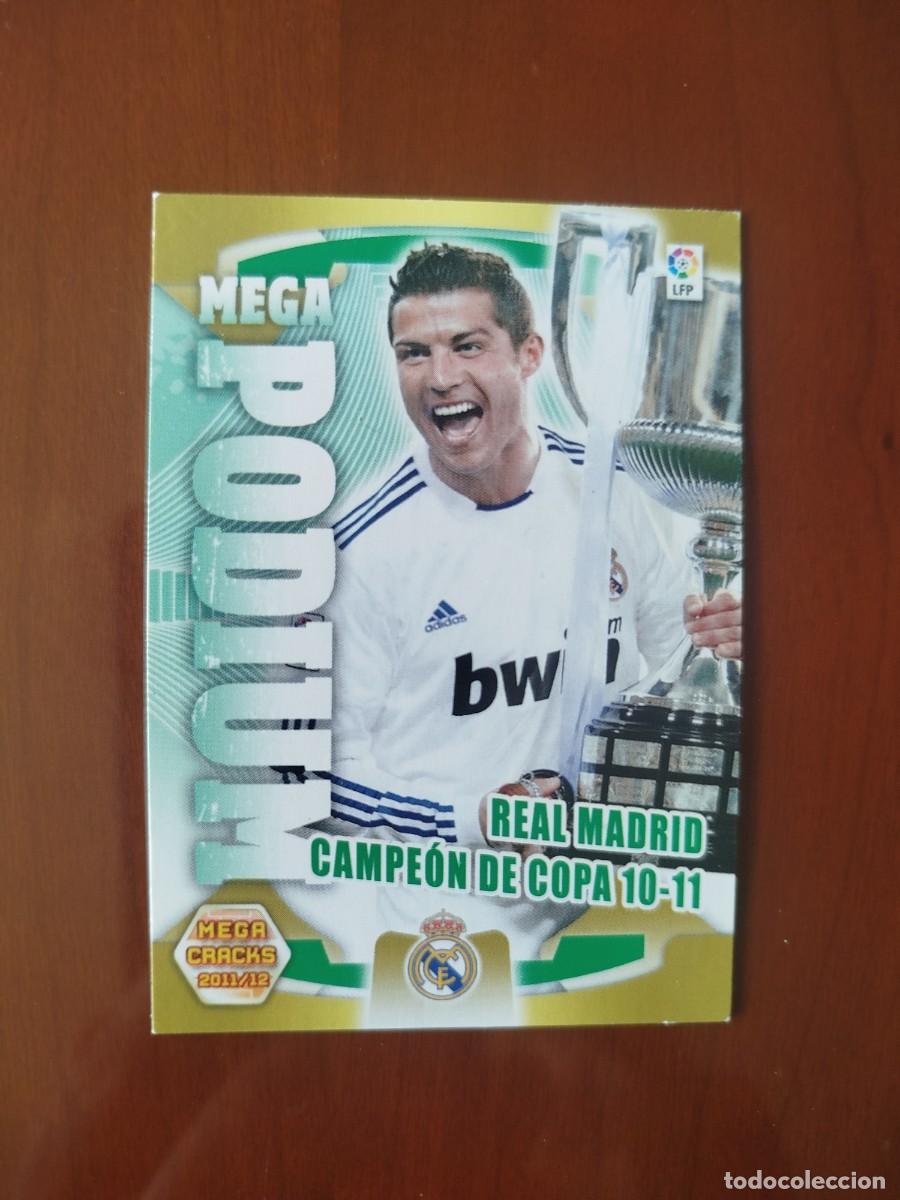 Cromos de F&uacute;tbol: Megacracks 2011/12.R.Madrid.Cristiano Ronaldo(MEGA PODIUM).