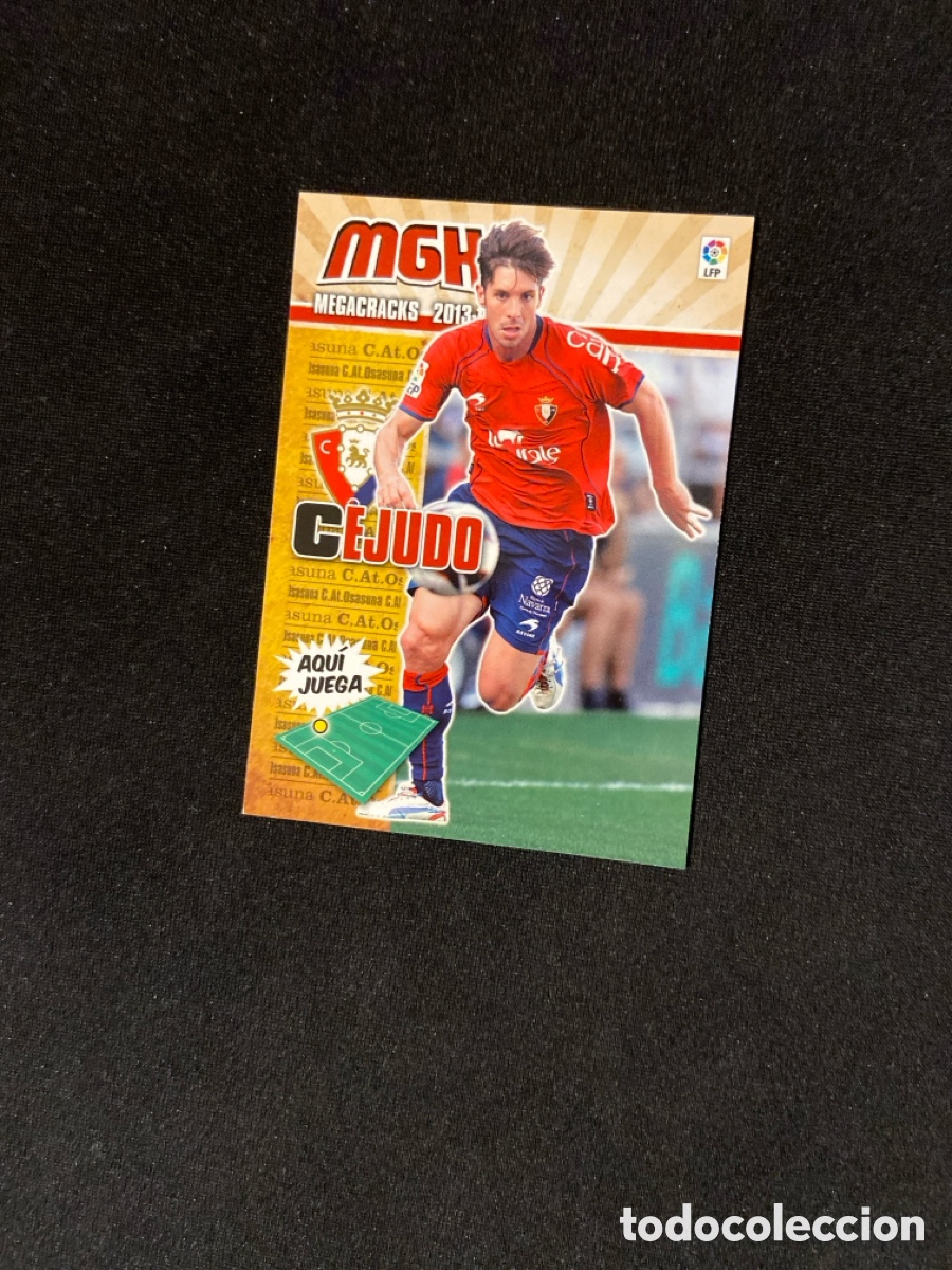 Fu&szlig;ball-Sticker: CEJUDO 248 (OSASUNA) PANINI MEGACRACKS 2013-2014 13 14 CROMO CARTA M-3