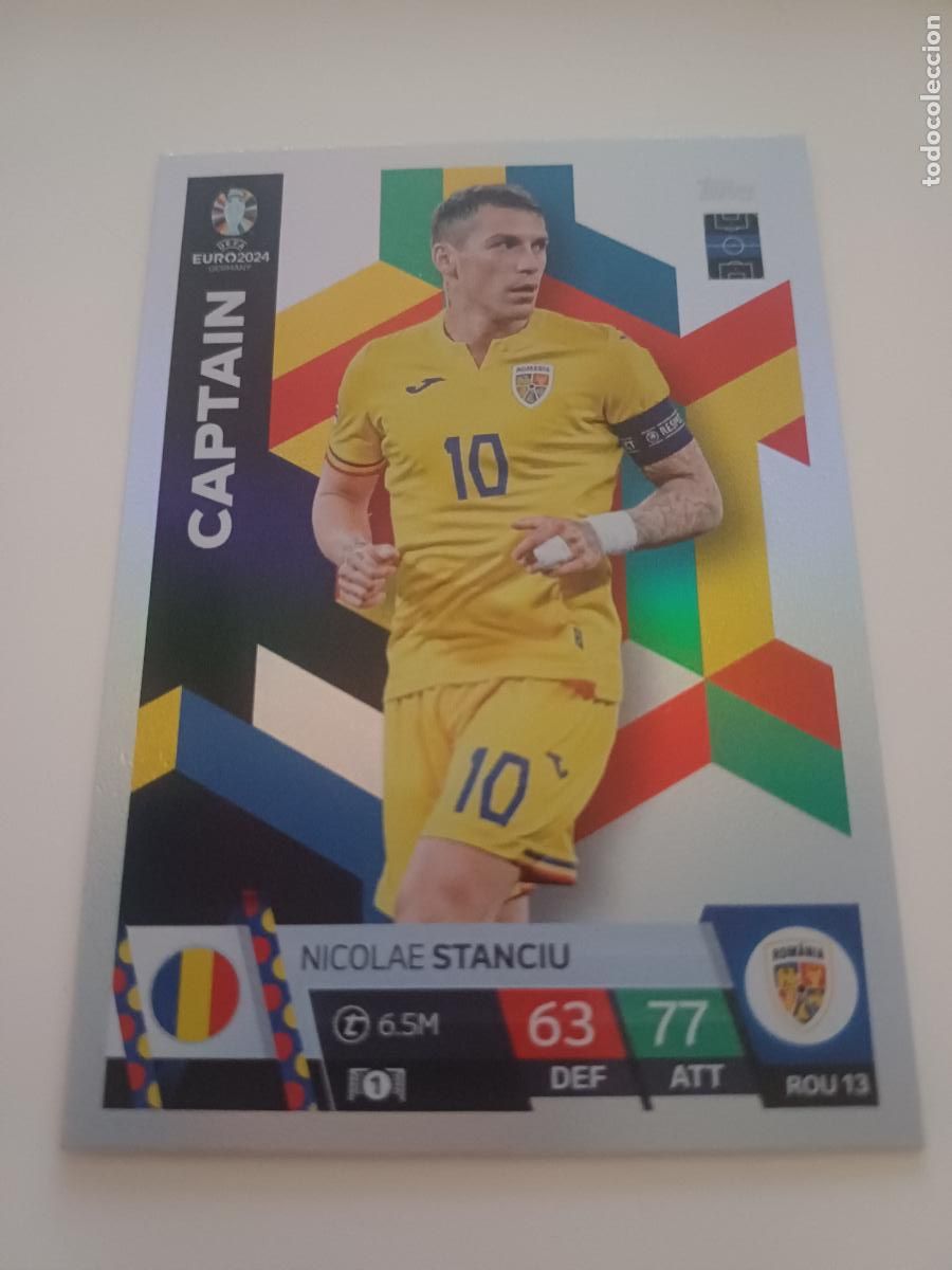 Fu&szlig;ball-Sticker: ROM 13-. Nicolae Stanciu &ndash; Captain