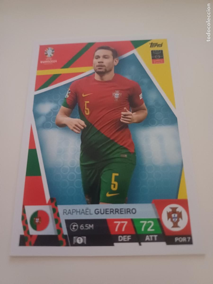 Cromos de F&uacute;tbol: POR 7-. Rapha&euml;l Guerreiro