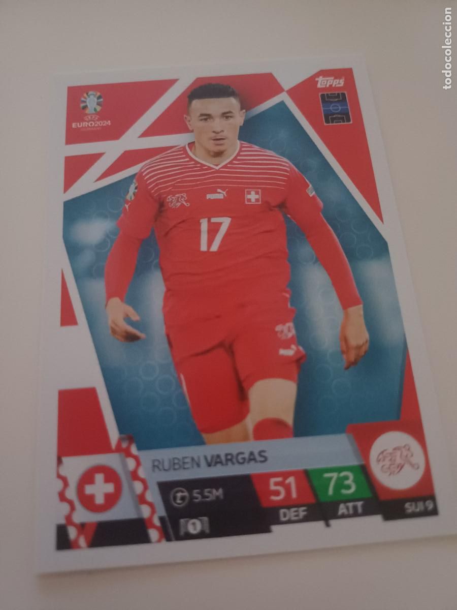Fu&szlig;ball-Sticker: SUI 9-. Ruben Vargas