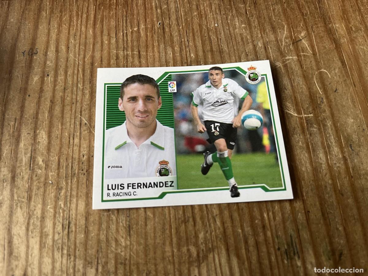 Fu&szlig;ball-Sticker: CROMO SIN PEGAR NUNCA PEGADO ALBUM LIGA ESTE 07 08 2007 2008 RACING SANTANDER LUIS FERNANDEZ