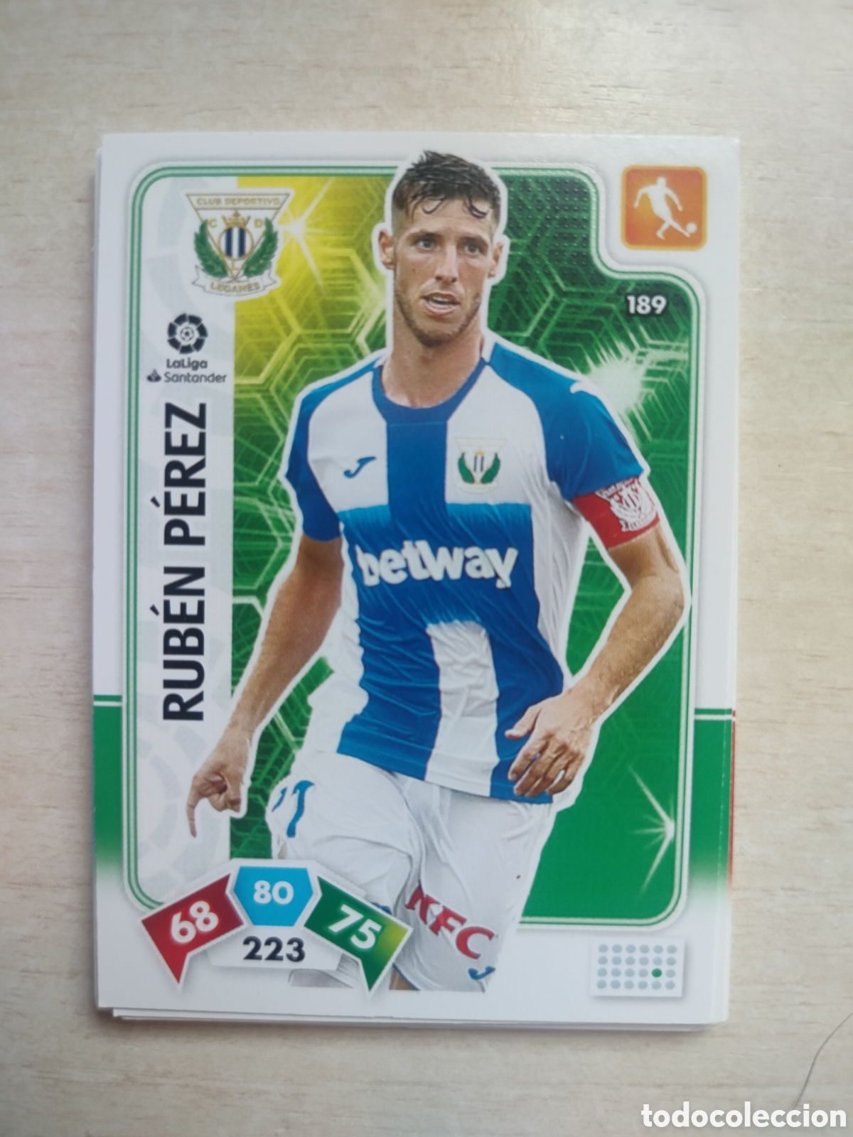 Fu&szlig;ball-Sticker: RUBEN PEREZ 189 ADRENALYN 2019 2020 19 20