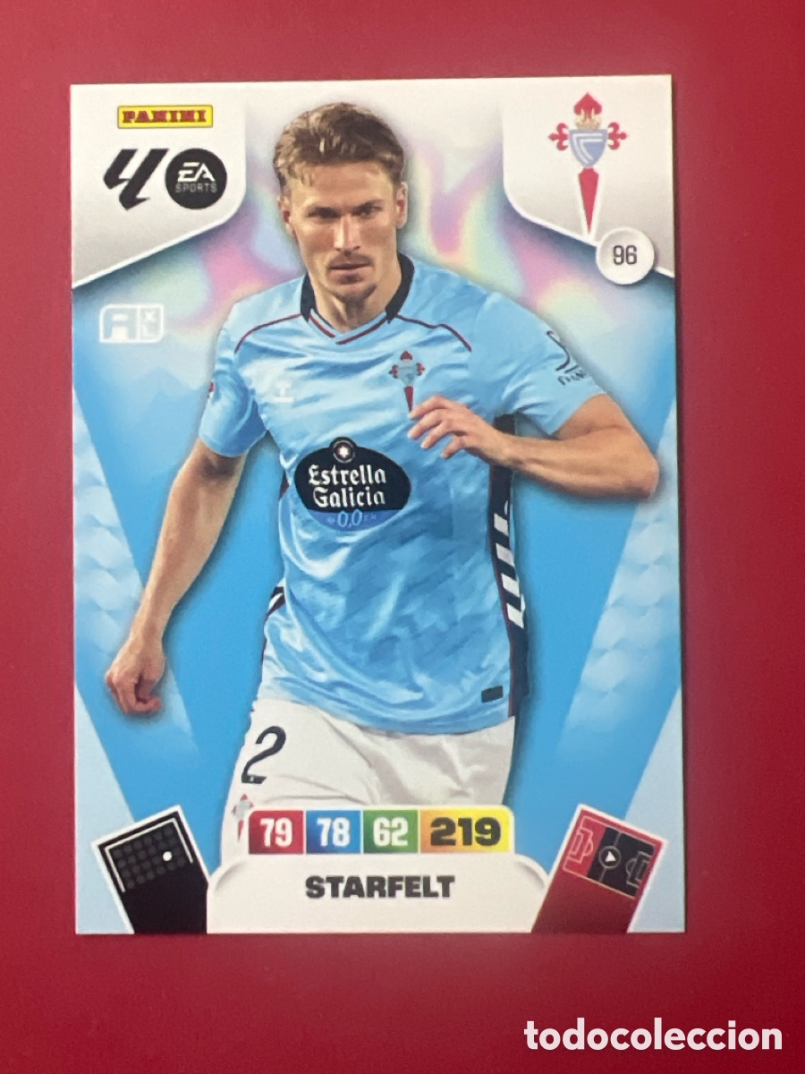 Fu&szlig;ball-Sticker: A1392. 96. STARFLET CELTA ADRENALYN 2025 2026 PANINI 25 26