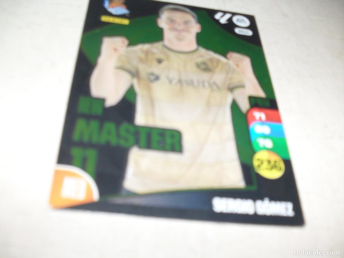 Fu&szlig;ball-Sticker: ADRENALYN XL NEW MASTER N&ordm; 236,SERGIO GOMEZ,LIGA 2024-25,EDITA PANINI