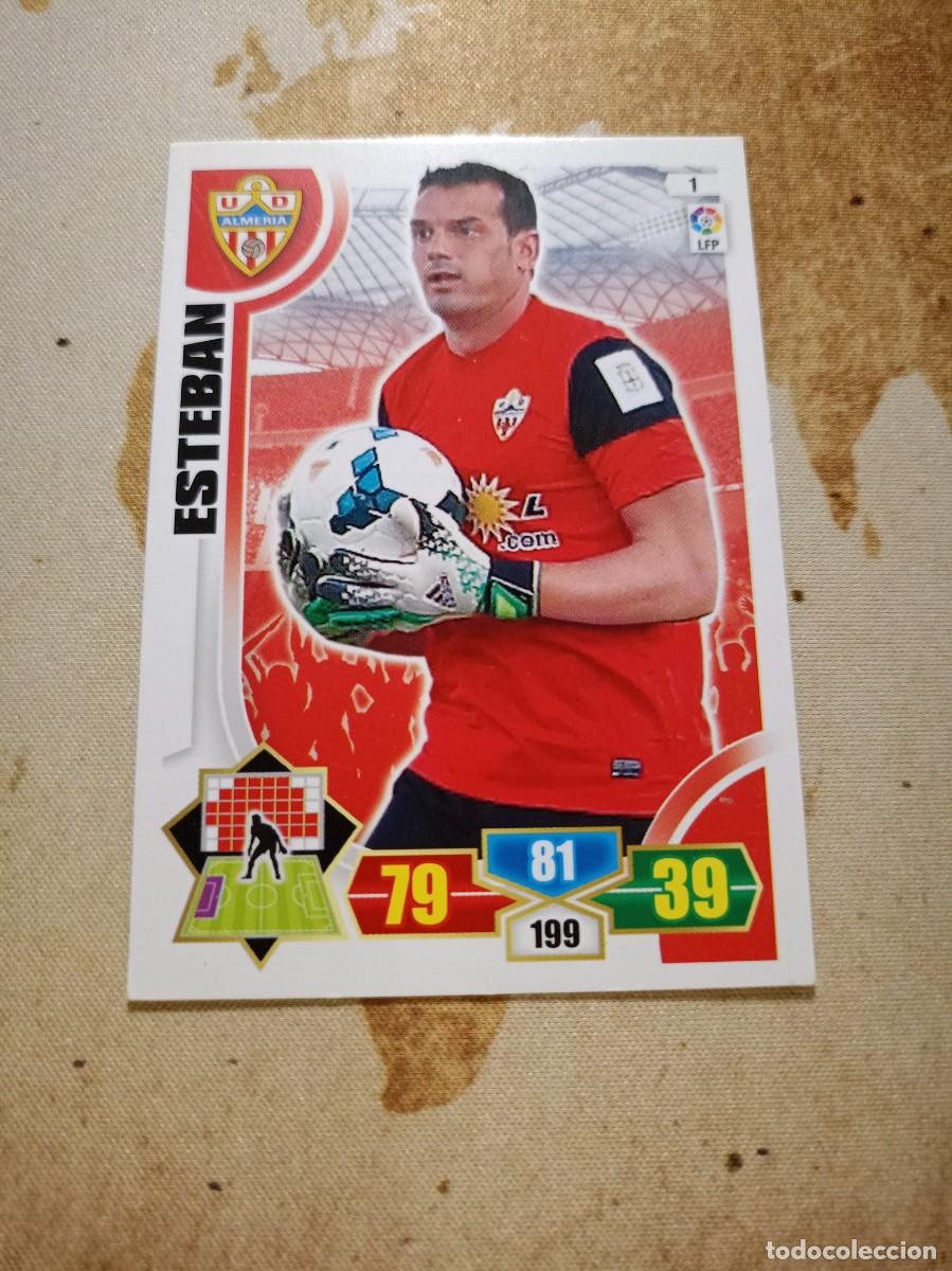 Fu&szlig;ball-Sticker: Almer&iacute;a 1 ESTEBAN Adrenalyn 2013-14