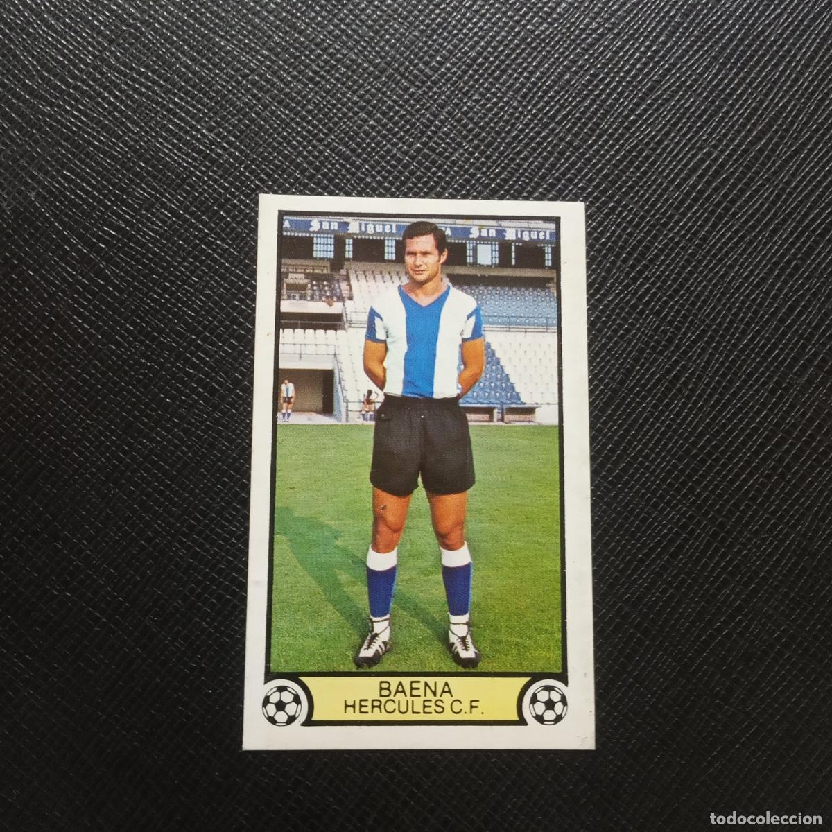Cromos de Futebol: BAENA HERCULES ESTE 1979 1980 CROMO FUTBOL LIGA 79 80 - DESPEGADO - A38 PG55