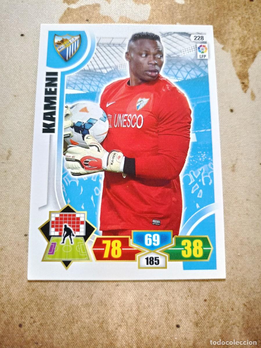 Cartes &agrave; collectionner de Football: M&aacute;laga 228 KAMENI Adrenalyn 2013-14
