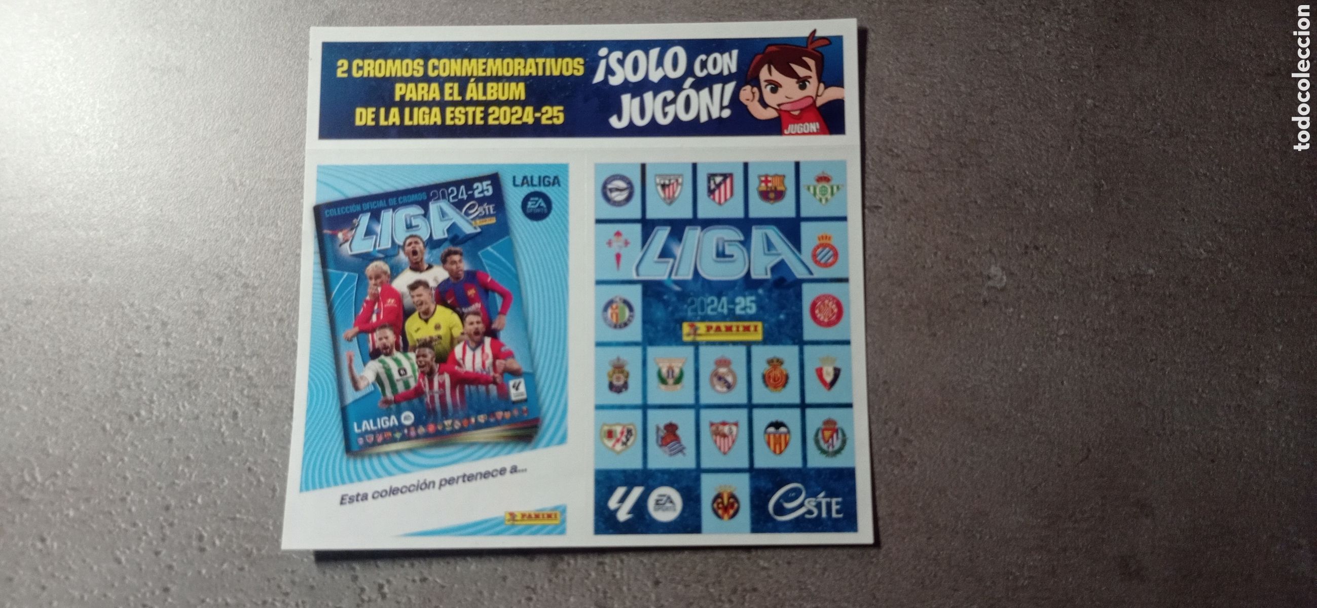 Fu&szlig;ball-Sticker: CROMOS CONMEMORATIVOS LIGA EDICIONES ESTE 2024 2025 NUNCA PEGADOS