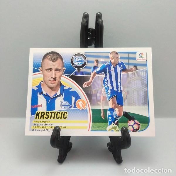 Figurine di Calcio: 12 ERROR KRSTICIC ( BOLONIA ) DEPORTIVO ALAV&Eacute;S CROMO LIGA EDICIONES ESTE 2016 2017 16 17 NUEVO