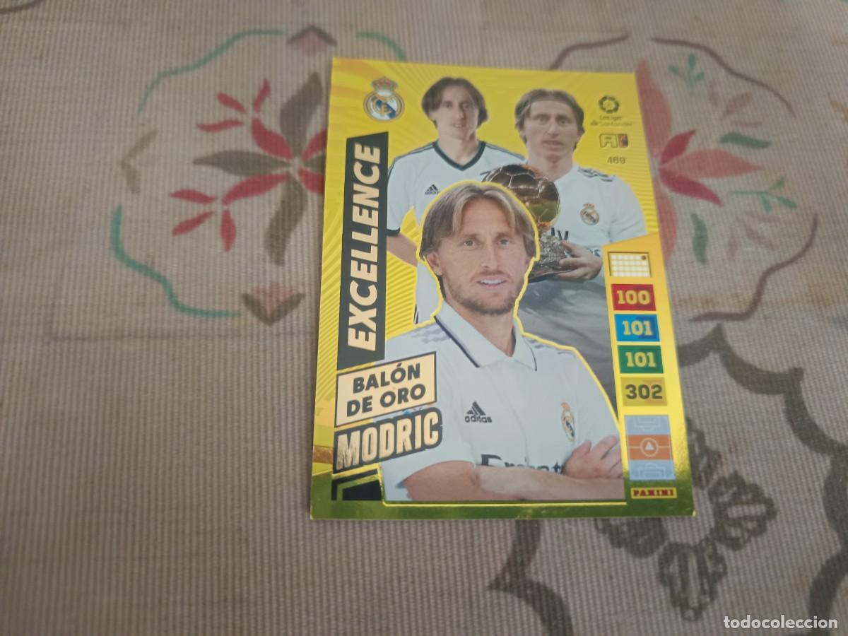 Cromos de F&uacute;tbol: MODRIC 469 BALON DE ORO EXCELLENCE REAL MADRID ADRENALYN 2022 2023