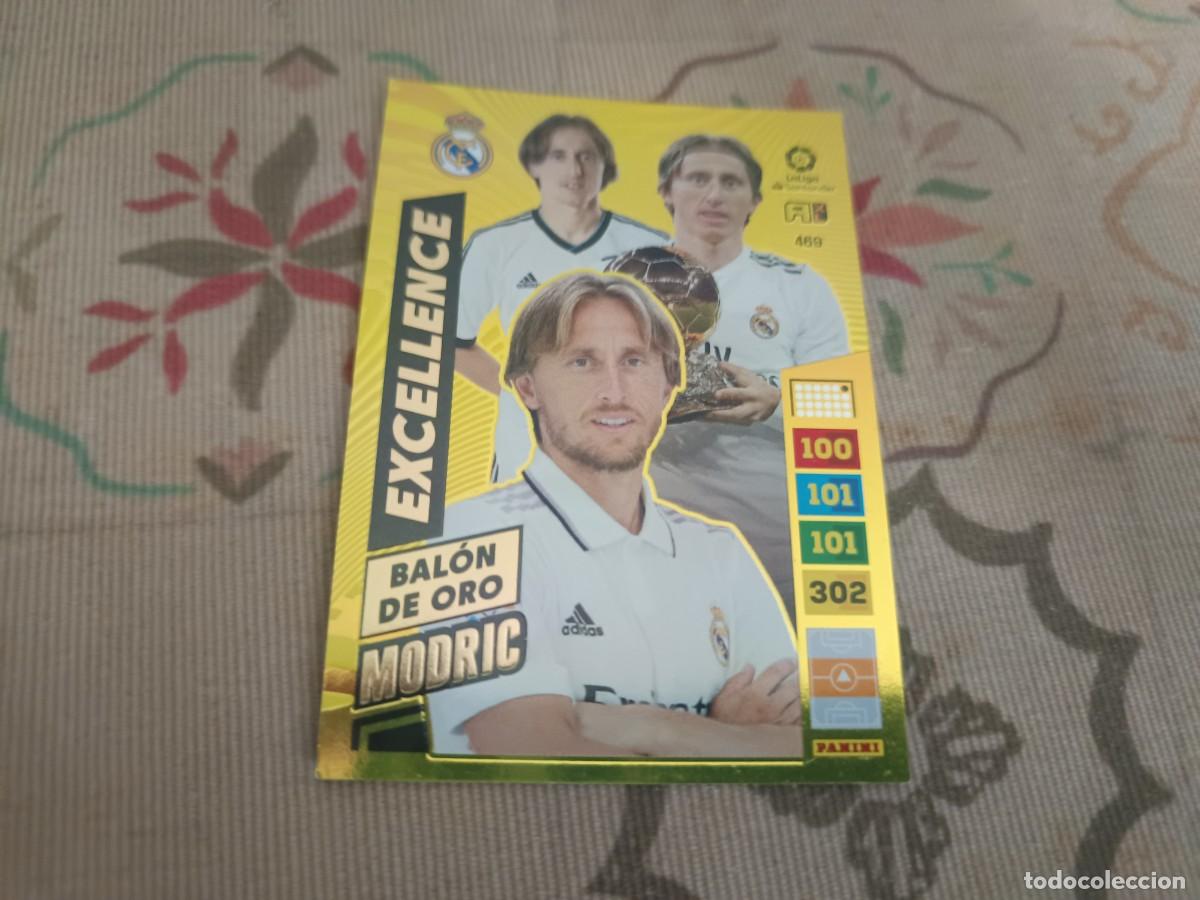 Cromos de F&uacute;tbol: MODRIC 469 BALON DE ORO REAL MADRID ADRENALYN 2022 2023
