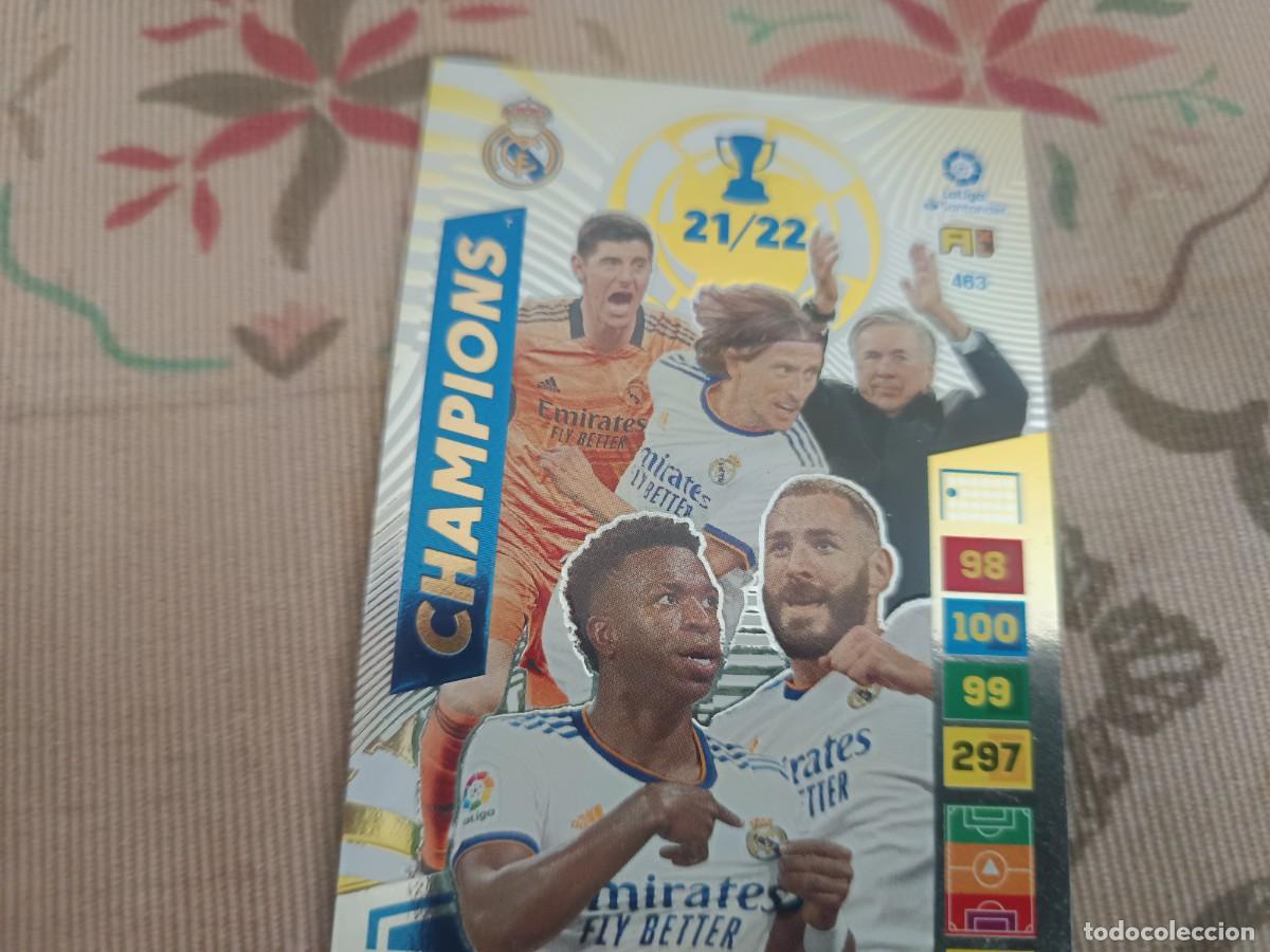 Cromos de F&uacute;tbol: CHAMPIONS CARD #463 REAL MADRID 2022-23 CROMO PANINI ADRENALYN
