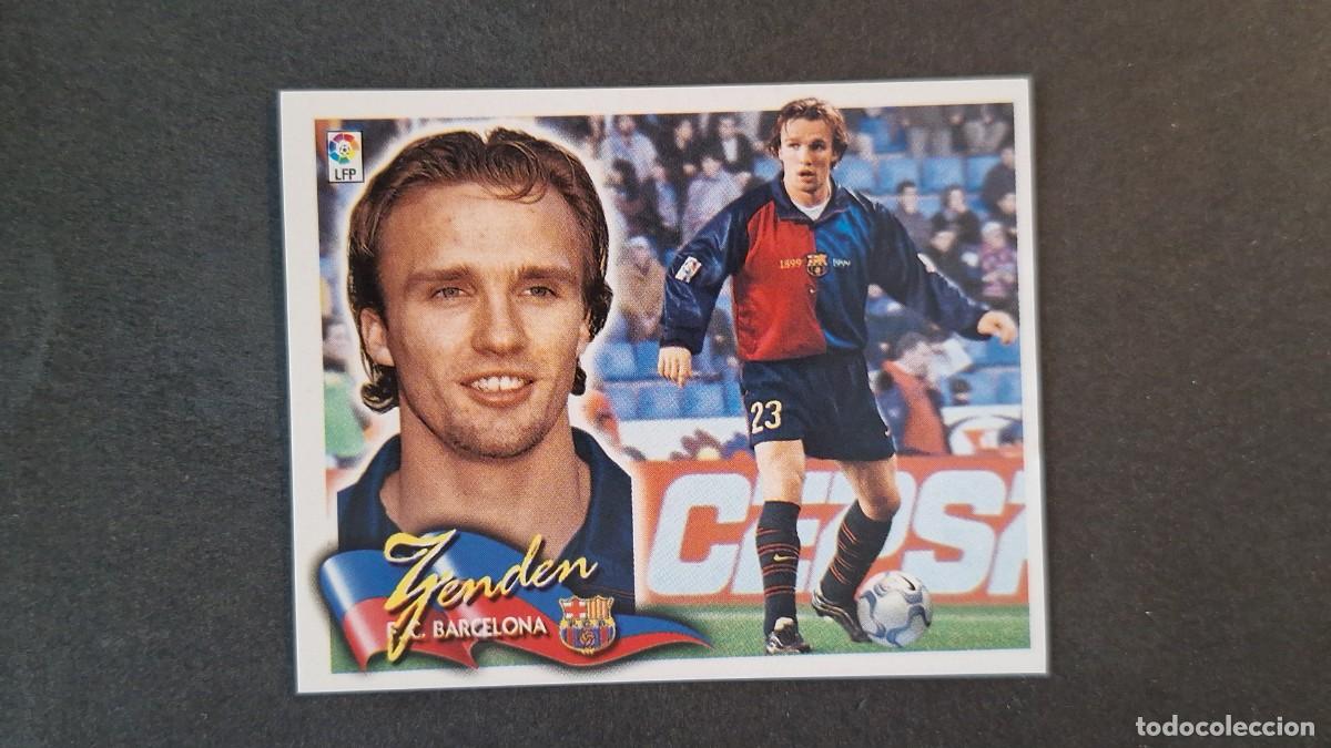 Fu&szlig;ball-Sticker: ZENDEN F. C. BARCELONA LIGA ESTE 2000 2001 00 01 NUNCA PEGADO SIN PEGAR