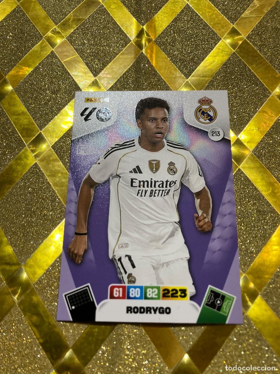 Cromos de f&uacute;tbol: CROMO DE FUTBOL NUMERO 213 RODRYGO REAL MADRID ADRENALYN XL 2025 2026 PANINI !