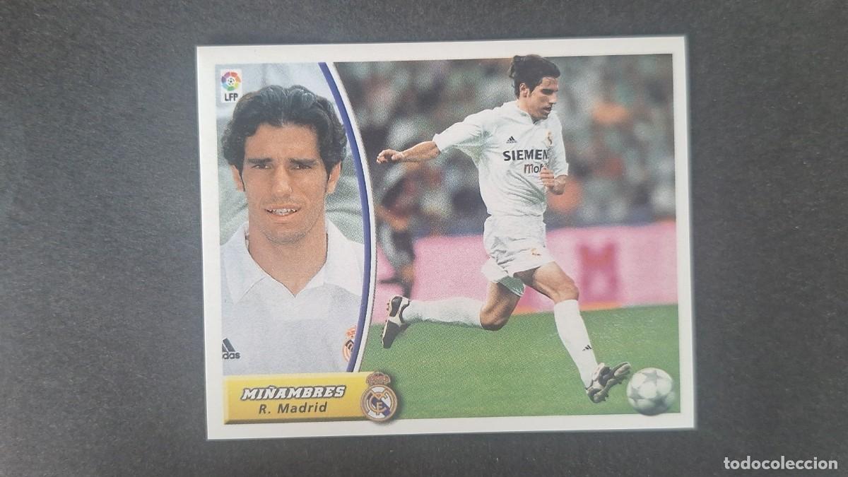Fu&szlig;ball-Sticker: MI&Ntilde;AMBRES REAL MADRID LIGA ESTE 2003 2004 03 04 NUNCA PEGADO SIN PEGAR
