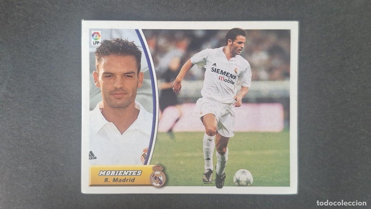Figurine di Calcio: MORIENTES REAL MADRID LIGA ESTE 2003 2004 03 04 NUNCA PEGADO SIN PEGAR