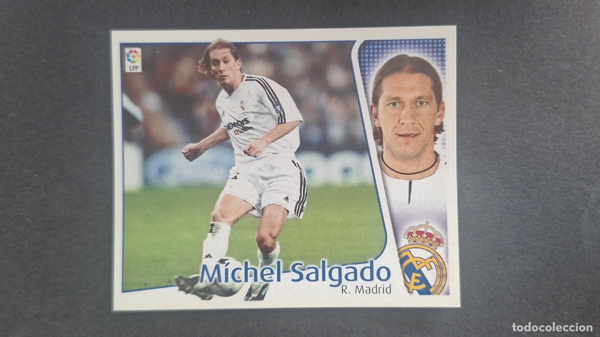 Cromos de f&uacute;tbol: MICHEL SALGADO REAL MADRID LIGA ESTE 2004 2005 04 05 NUNCA PEGADO SIN PEGAR