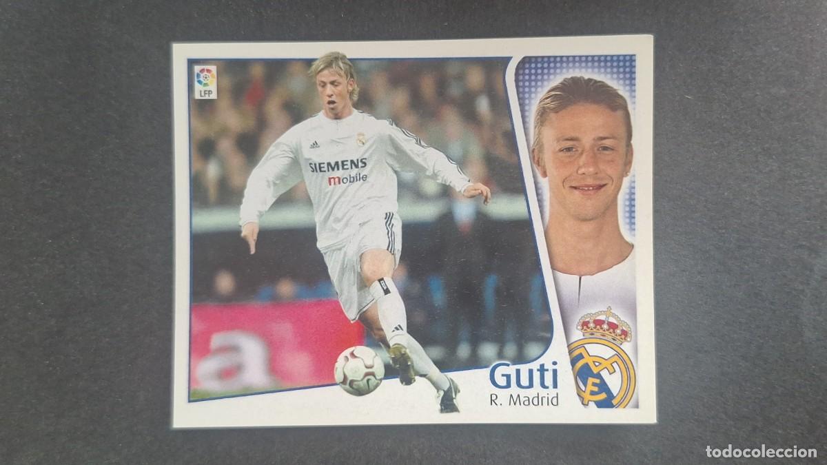 Cromos de Futebol: GUTI REAL MADRID LIGA ESTE 2004 2005 04 05 NUNCA PEGADO SIN PEGAR