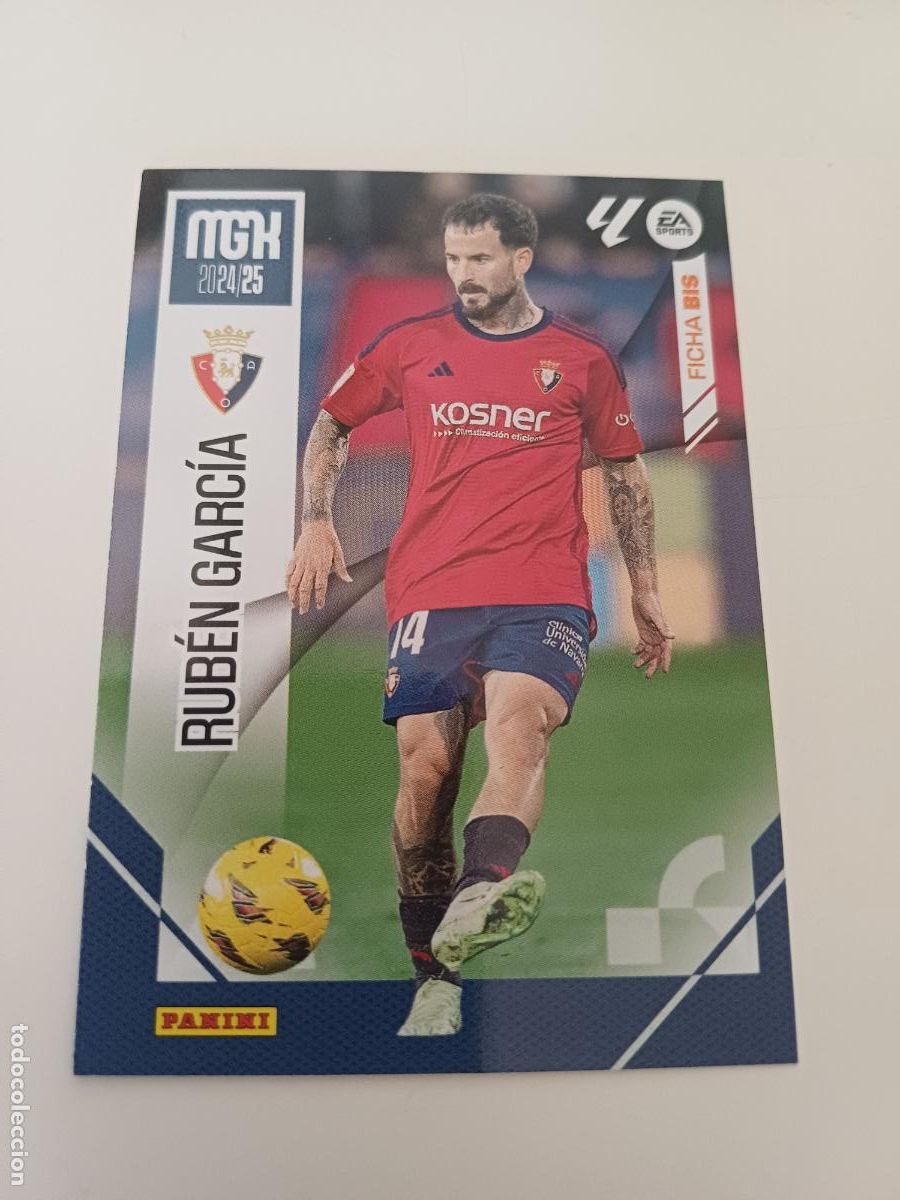 Fu&szlig;ball-Sticker: 265 BIS - Rub&eacute;n Garc&iacute;a - Ca Osasuna