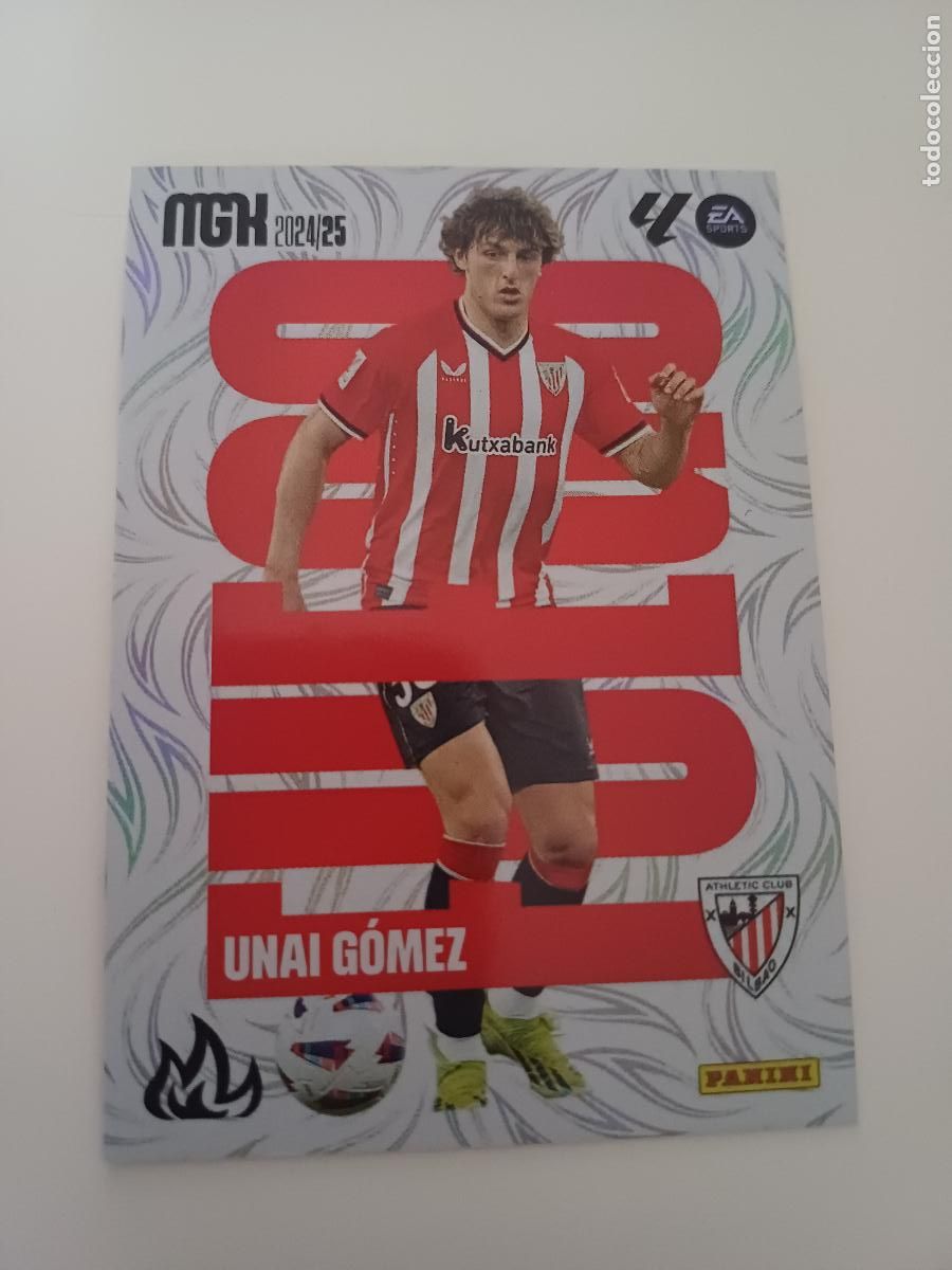 Fu&szlig;ball-Sticker: 387 - Unai G&oacute;mez / Athletic - Fuego