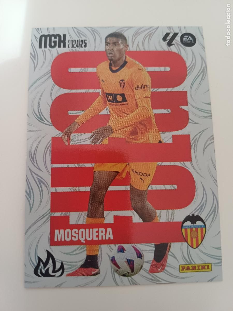 Fu&szlig;ball-Sticker: 385 - Mosquera / Valencia - Fuego