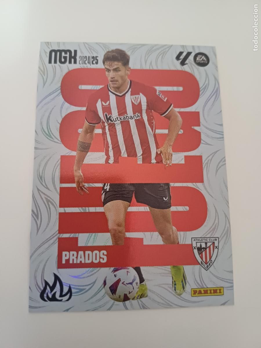 Fu&szlig;ball-Sticker: 386 - Prados / Athletic - Fuego