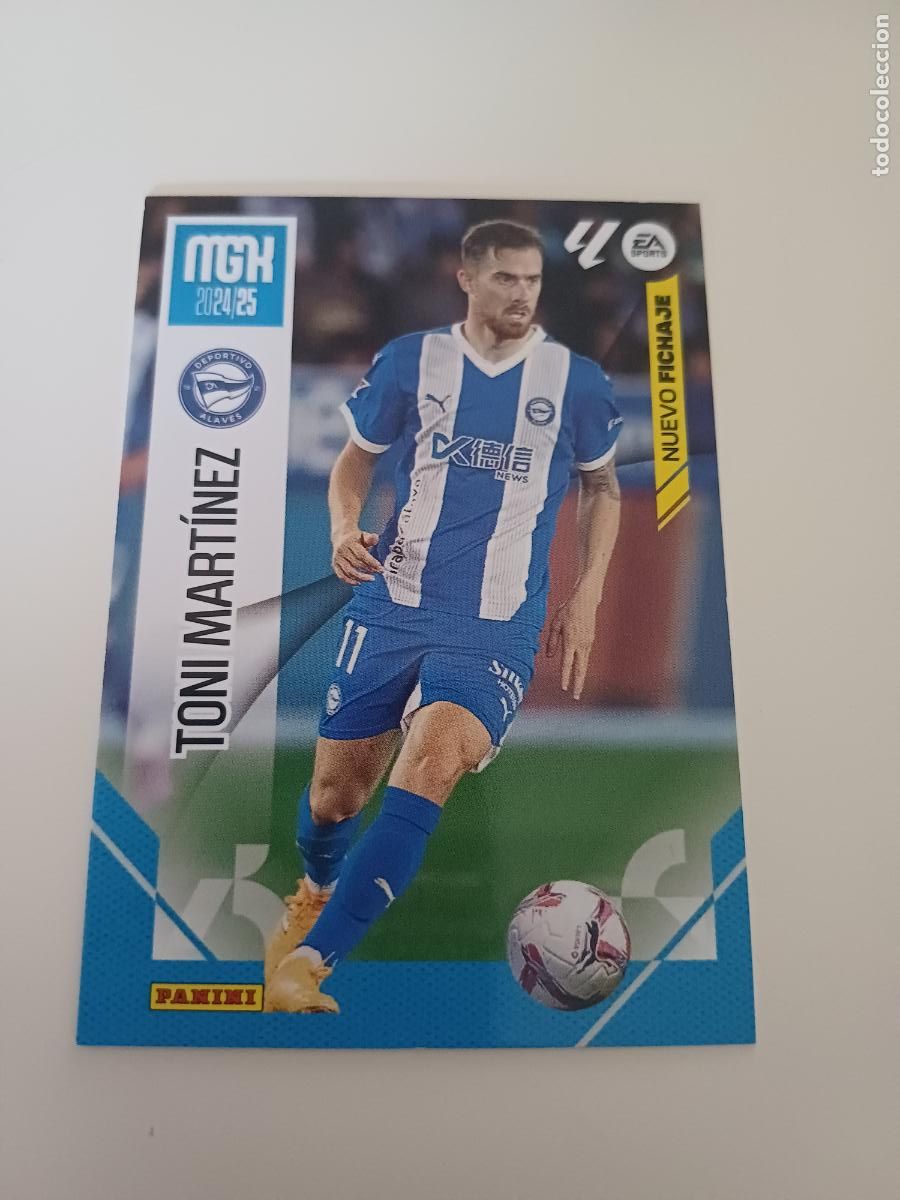 Figurine di Calcio: 490 - Toni Mart&iacute;nez / Alav&eacute;s - Fichajes