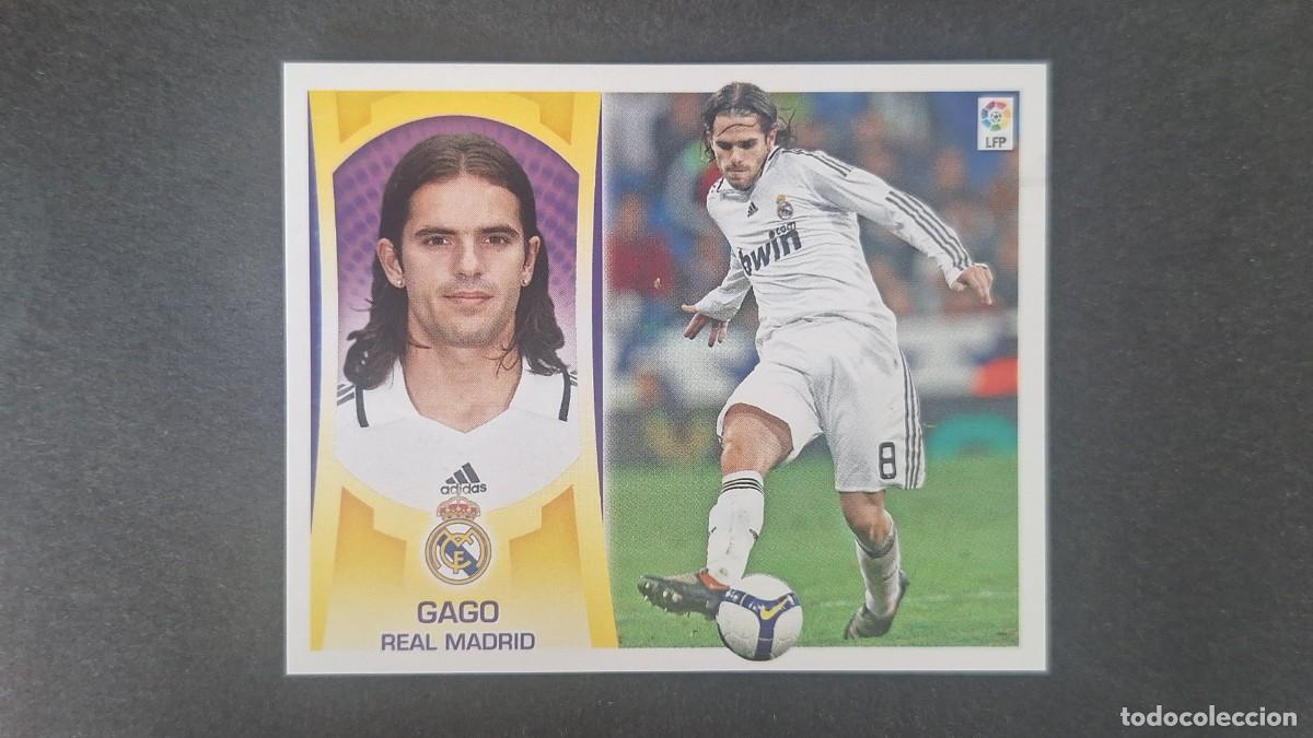Figurine di Calcio: GAGO REAL MADRID LIGA ESTE 2009 2010 09 10 NUNCA PEGADO SIN PEGAR