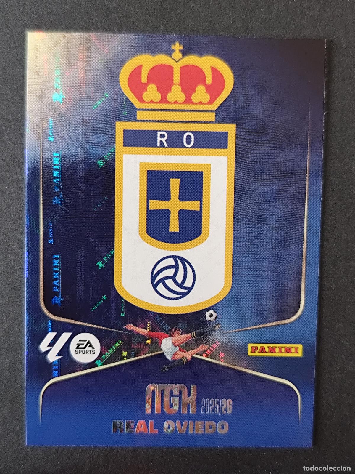 Cromos de Futebol: 271 ESCUDO OVIEDO MEGACRACKS 2025 2026 25 26