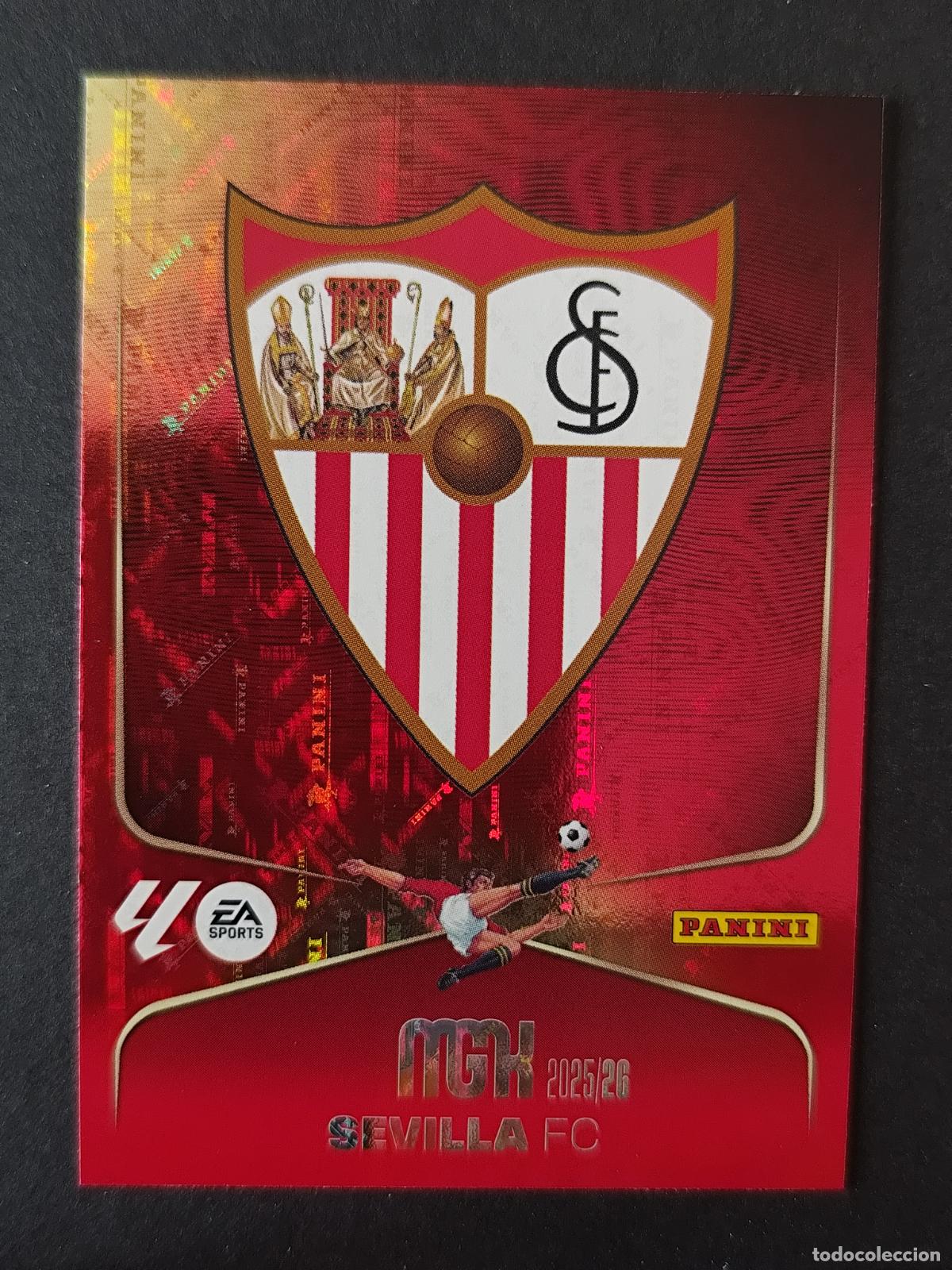 Fu&szlig;ball-Sticker: 325 ESCUDO SEVILLA MEGACRACKS 2025 2026 25 26