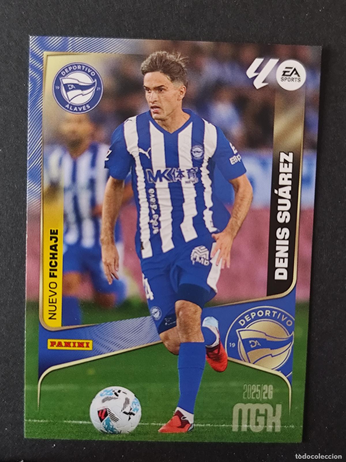 Cromos de F&uacute;tbol: 483 DENIS SU&Aacute;REZ ALAV&Eacute;S MEGACRACKS 2025 2026 25 26