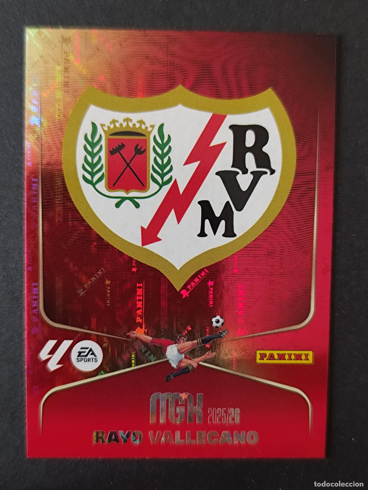 Cromos de F&uacute;tbol: 289 ESCUDO RAYO VALLECANO MEGACRACKS 2025 2026 25 26