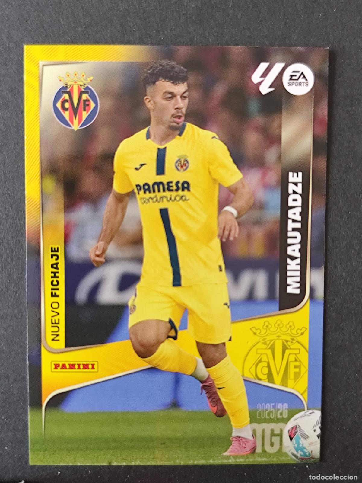 Fu&szlig;ball-Sticker: 499 MIKAUTADZE VILLARREAL MEGACRACKS 2025 2026 25 26