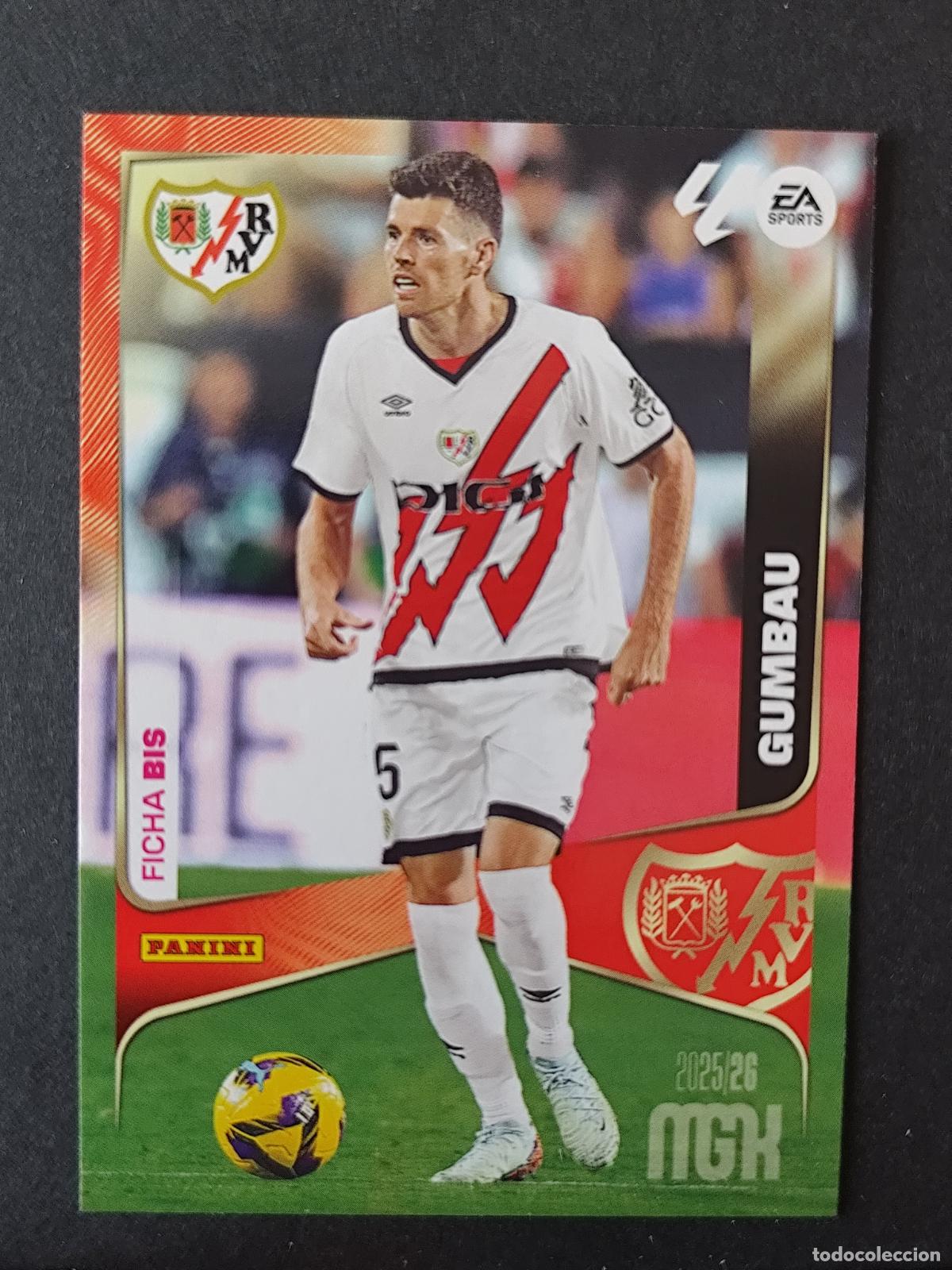 Cromos de F&uacute;tbol: 298 BIS GUMBAU RAYO VALLECANO MEGACRACKS 2025 2026 25 26