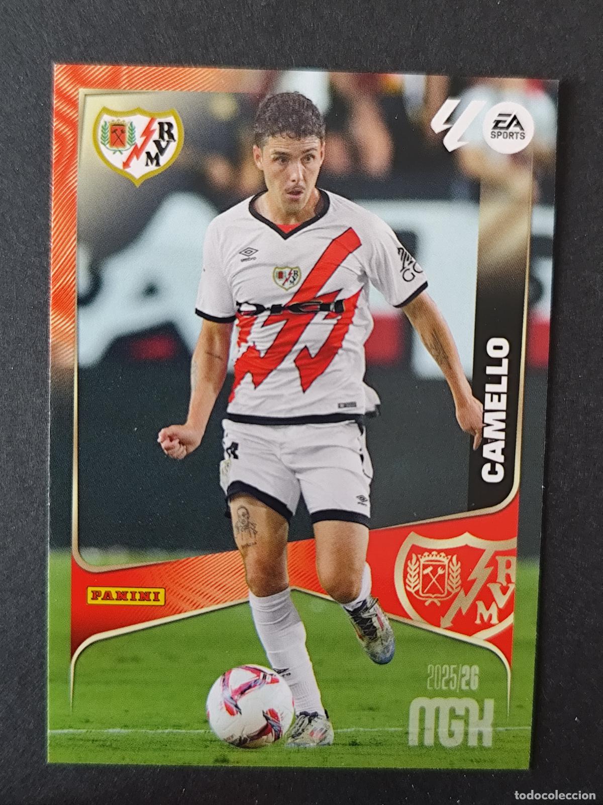 Cromos de F&uacute;tbol: 305 CAMELLO RAYO VALLECANO MEGACRACKS 2025 2026 25 26