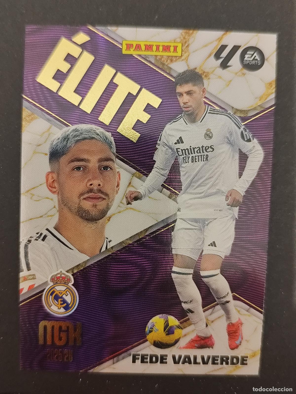 Cromos de f&uacute;tbol: 5 VALVERDE REAL MADRID &Eacute;LITE MEGACRACKS 2025 2026 25 26