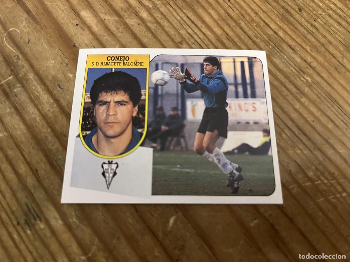 Fu&szlig;ball-Sticker: CROMO SIN PEGAR NUNCA PEGADO ALBUM LIGA ESTE 91 92 1991 1992 ALBACETE CONEJO