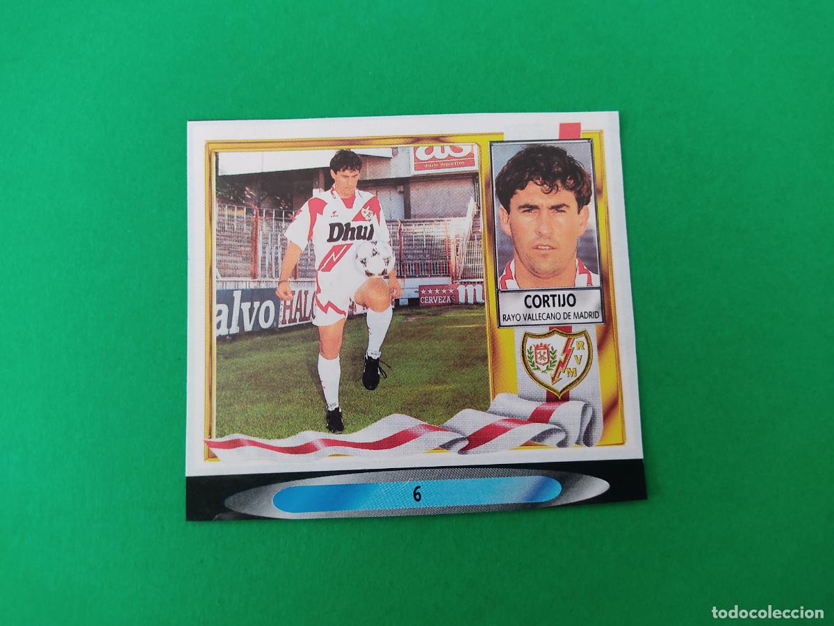 Cromos de F&uacute;tbol: CROMO F&Uacute;TBOL CORTIJO RAYO VALLECANO RECORTADO FICHAJE N&ordm; 6 LIGA ESTE 1995-1996/95-96