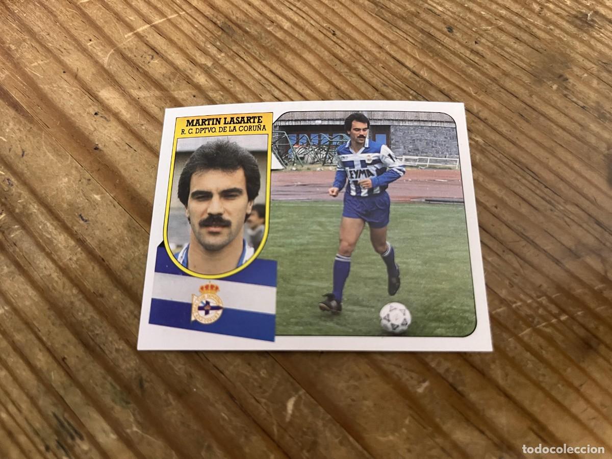 Fu&szlig;ball-Sticker: CROMO LIGA ESTE 91 92 1991 1992 DEPORTIVO CORU&Ntilde;A MARTIN LASARTE